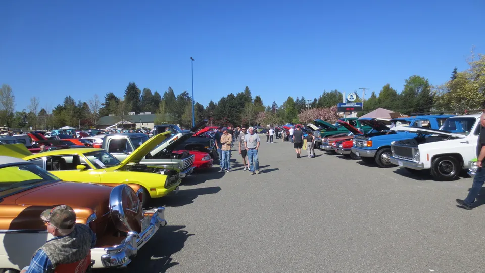 Vintage cars at the Country Car Show in Aldergrove, BC